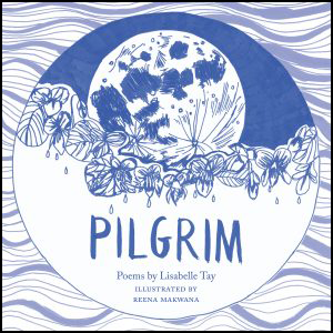 square cover with a purple circular drawing and crayoned lettering