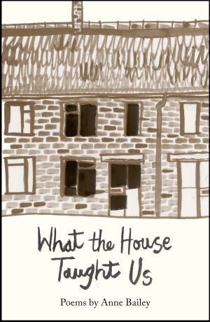 Cream cover with a brown-sepia drawing of a terrace of houses, one with its windows blacked. Pamphlet title in penned black ink